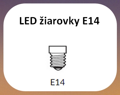 Lacné E14 LED žiarovky
