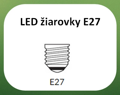 Lacné E27 LED žiarovky