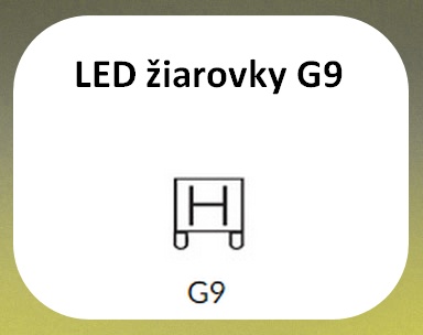 G9 LED žiarovky